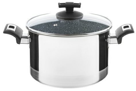Kolimax Hrniec s pokrievkou Ceramaxx Pro Comfort 22 cm/5,5 l, granit sivý