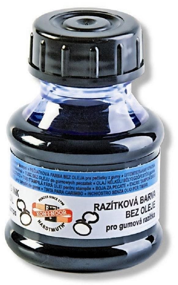 Koh-i-noor 142503 – Pečiatková farba 50 g, modrá