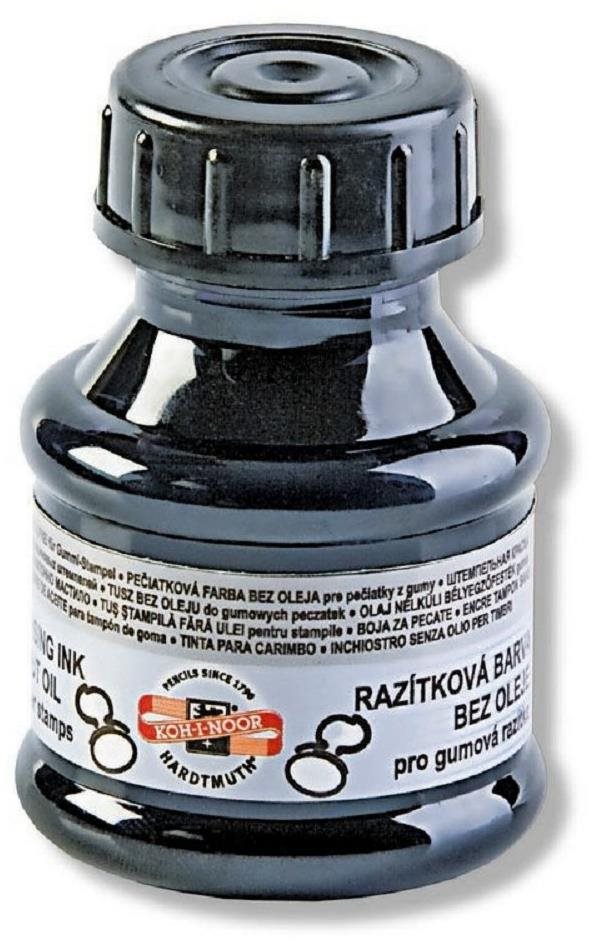 Koh-i-noor 142501 – Pečiatková farba 50 g, čierna