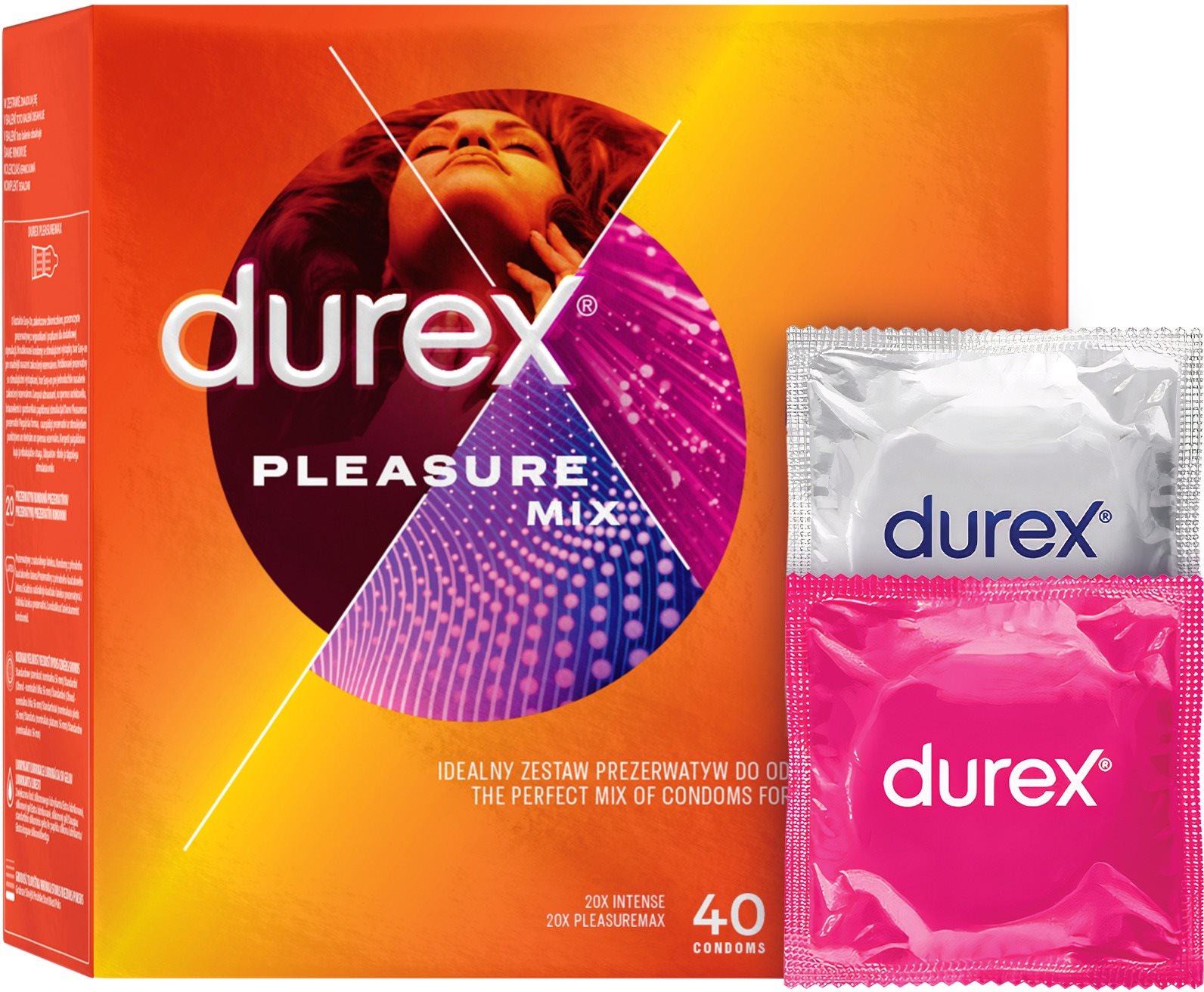 DUREX Pleasure MIX 40 ks
