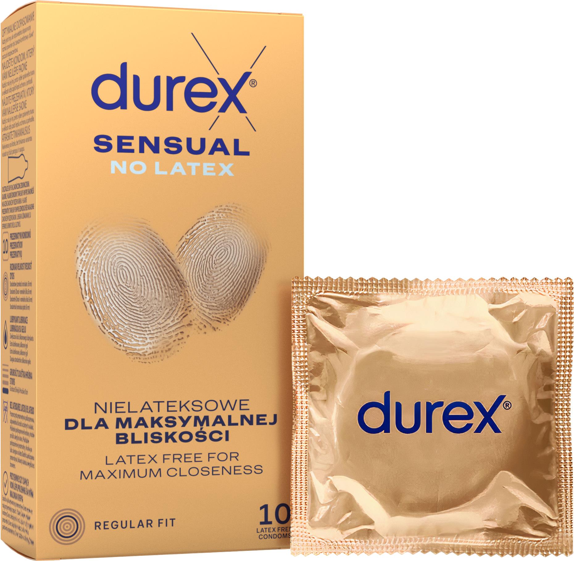 DUREX Sensual No Latex 10 ks