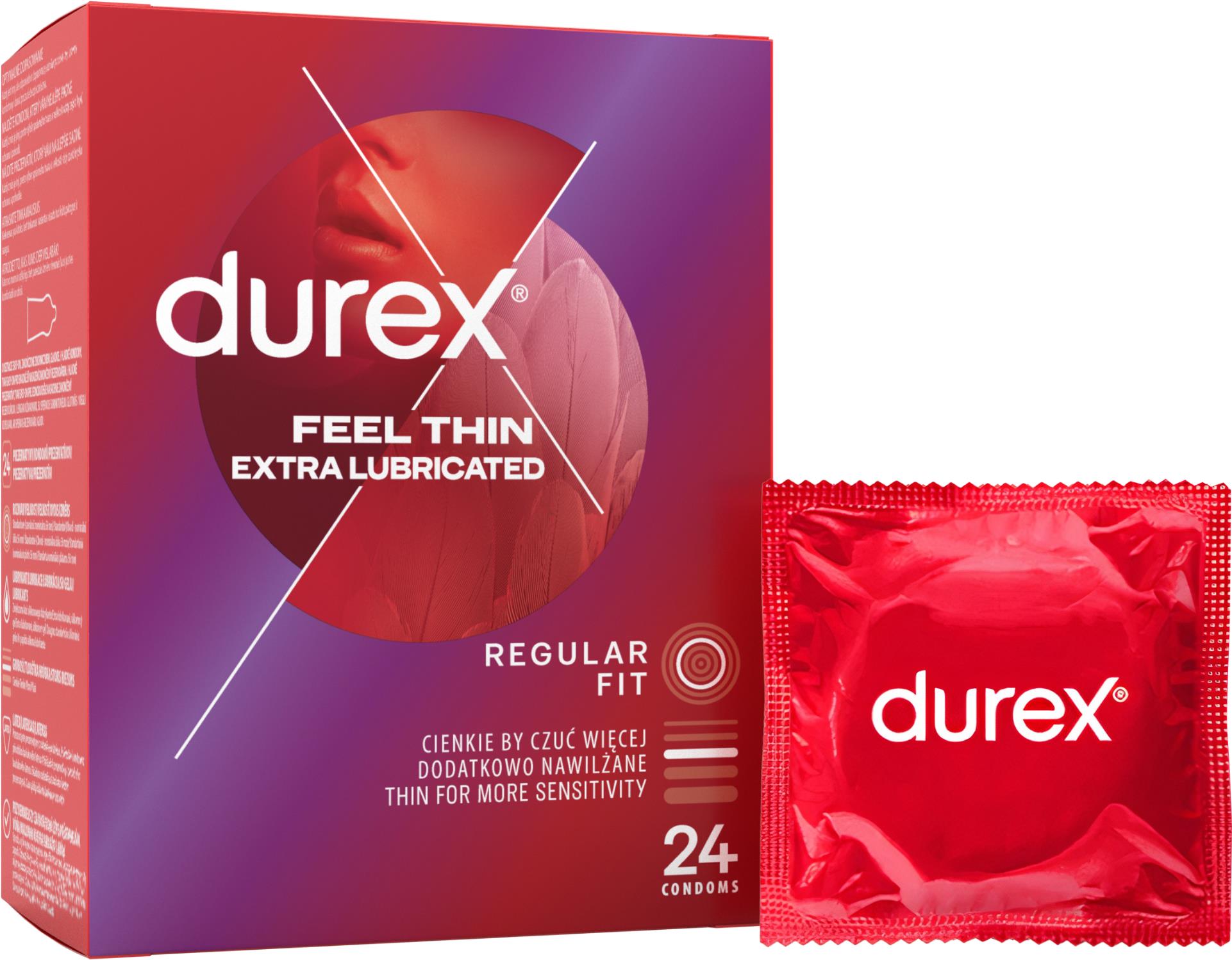 DUREX Feel Thin Extra Lubricated 24 ks