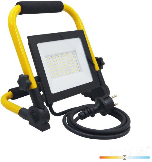 KOBI Light TIGRA 50 W Prenosný LED reflektor so statívom, 4000 K, IP54