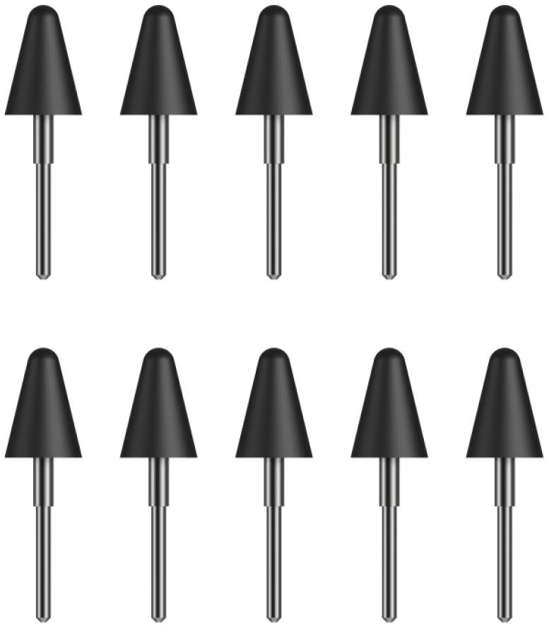 Kobo Stylus 2 náhradné hroty čierne