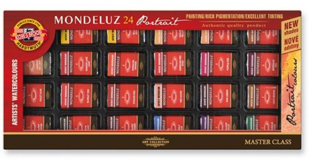 KOH-I-NOOR 1636 súprava 24 farieb (a 11 ml) – portrét
