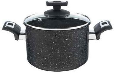 KOLIMAX BLACK GRANITEC s pokrievkou, priemer 26 cm, objem 6,5 l