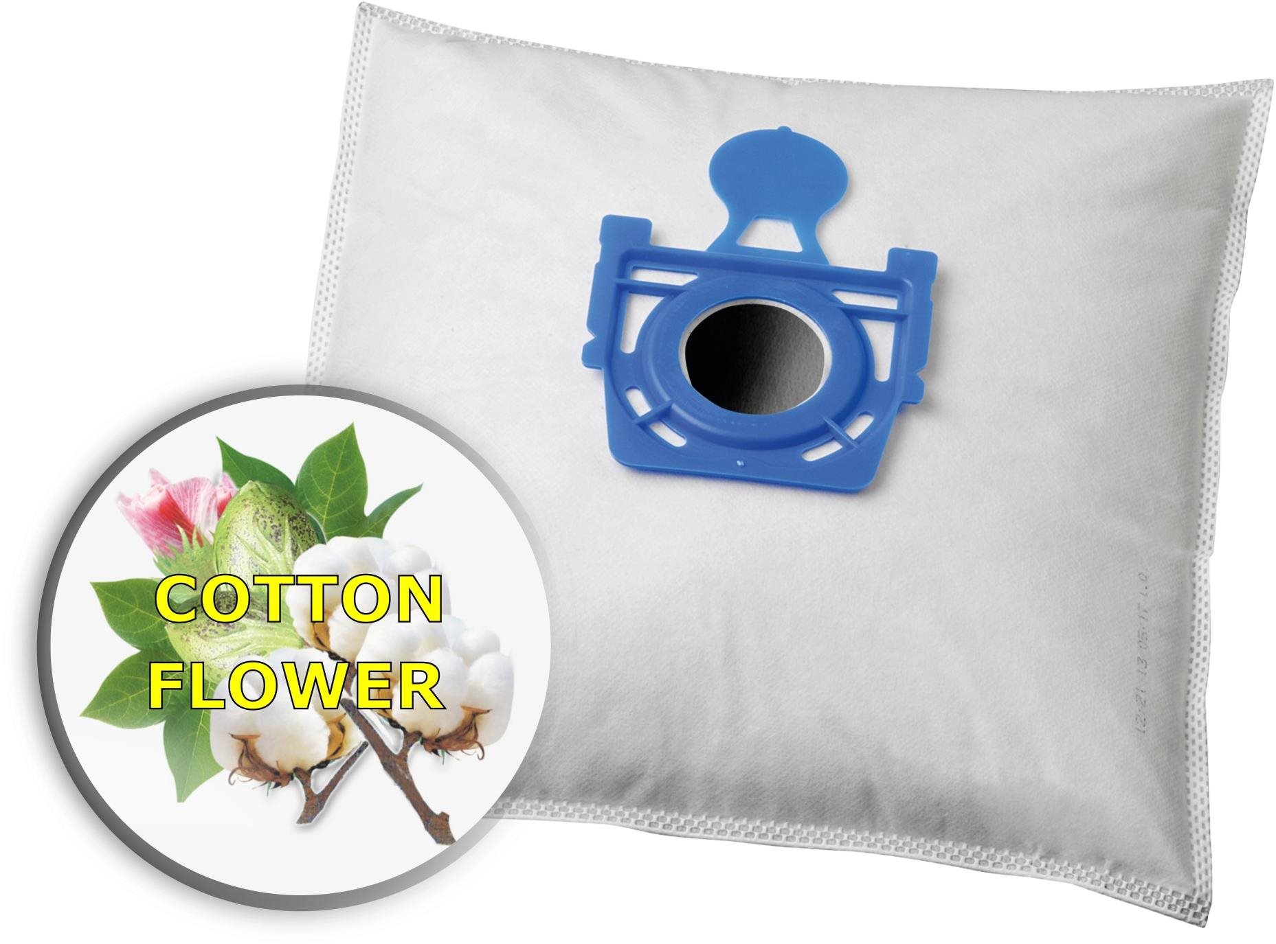 KOMA ZE01PL AROMATIC BAGS COTTON FLOWER – Zelmer Cobra, Flip, Furio s plastovým čelom, 4 ks