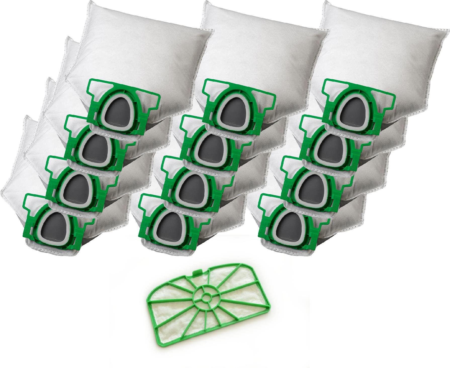 KOMA sada príslušenstva pre VORWERK VK 200 Kobold, 12 ks vreciek, 1 ks motorový filter