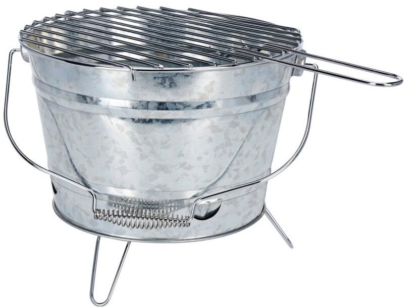 PROGARDEN Gril prenosné zinkové vedro 27 cm