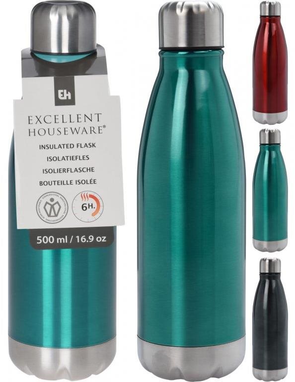 Koopman Vákuová fľaša 500 ml, čierna
