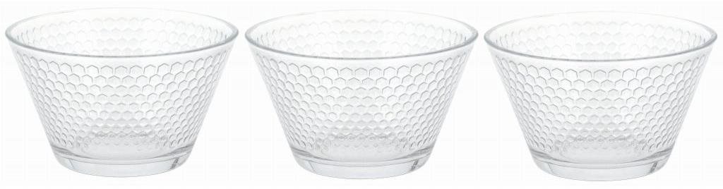 Koopman Súprava sklenených misiek 300 ml – 3 ks