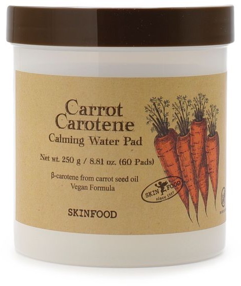 SKINFOOD Carrot Carotene Calming Water Pad 60 ks (250 g)