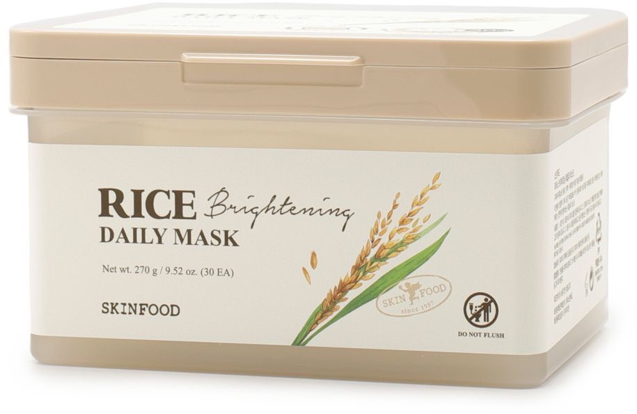 SKINFOOD Rice Brightening Daily Mask 30 ks (270 g)
