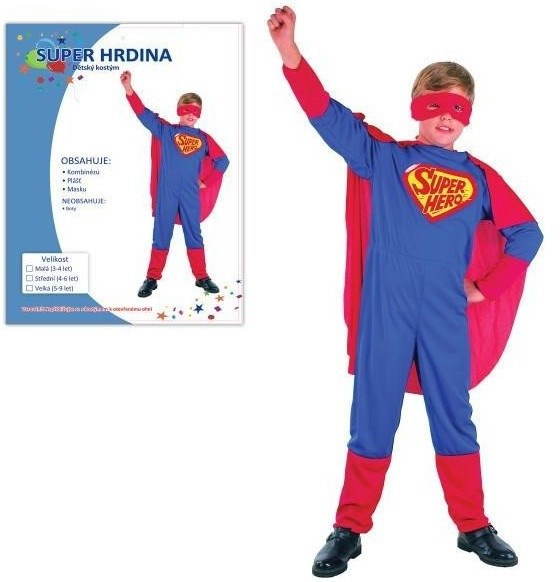 Kostým Super hrdina veľkosť M