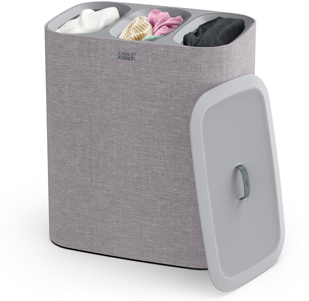 Joseph Joseph Kôš na bielizeň Tota Trio 50024, textil/plast, 90 l, sivý