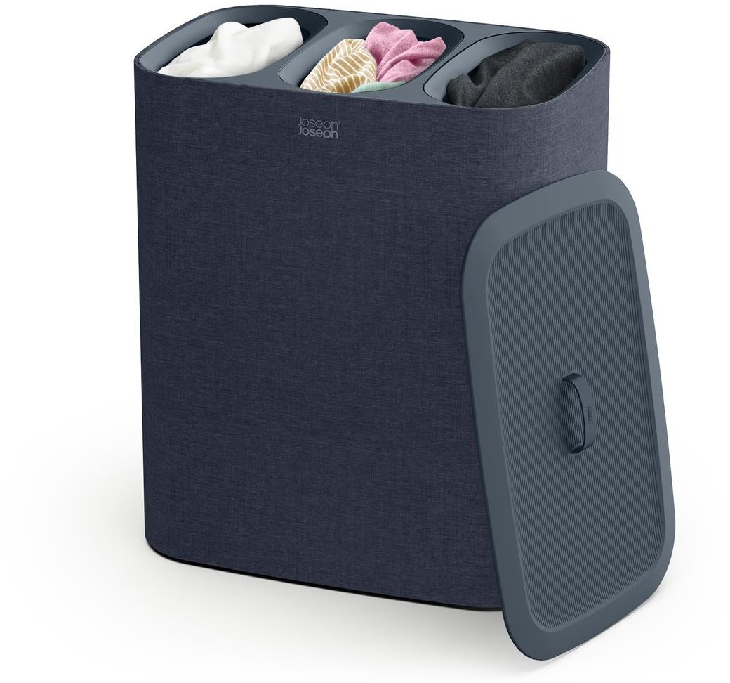 Joseph Joseph Kôš na bielizeň Tota Trio 50025, textil/plast, 90 l, čierny