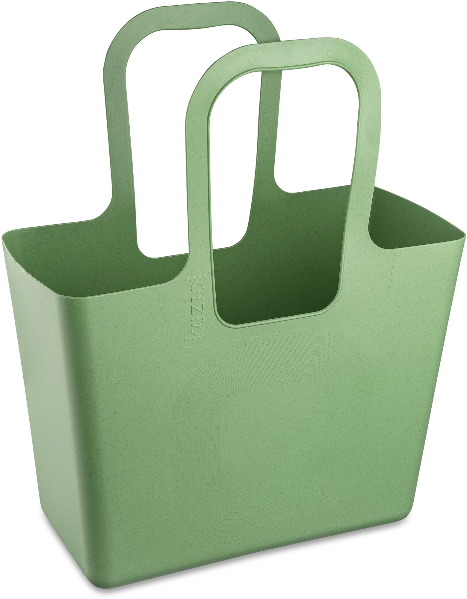 Koziol TASCHE XL Taška prírodná listovo zelená