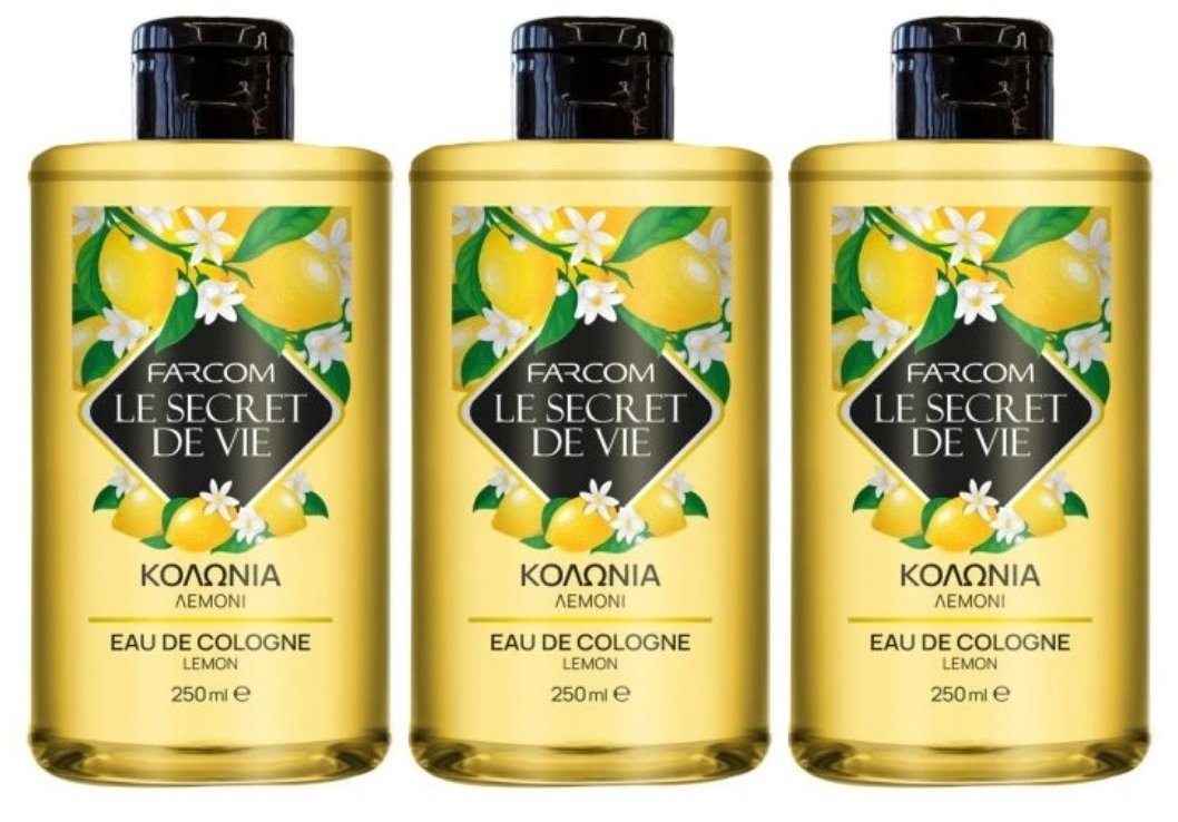 Farcom Kolínska voda citrón EdC 250 ml, 3 ks