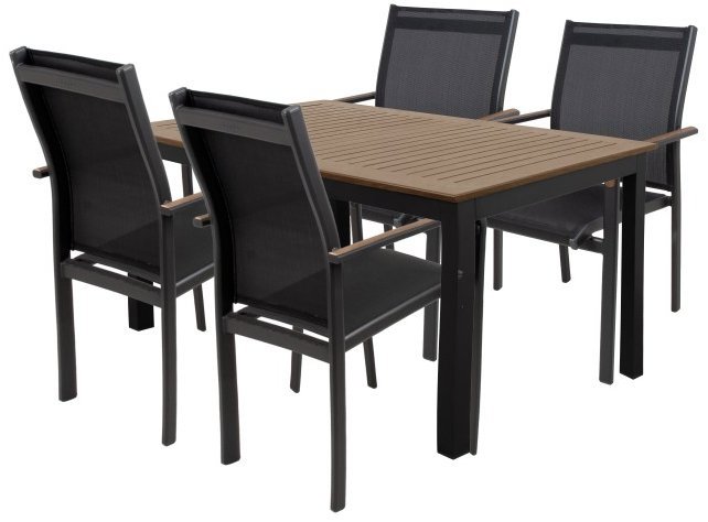 DOPPLER Sedacia súprava EXPERTWOOD Plus, 4 + 1, hliníková