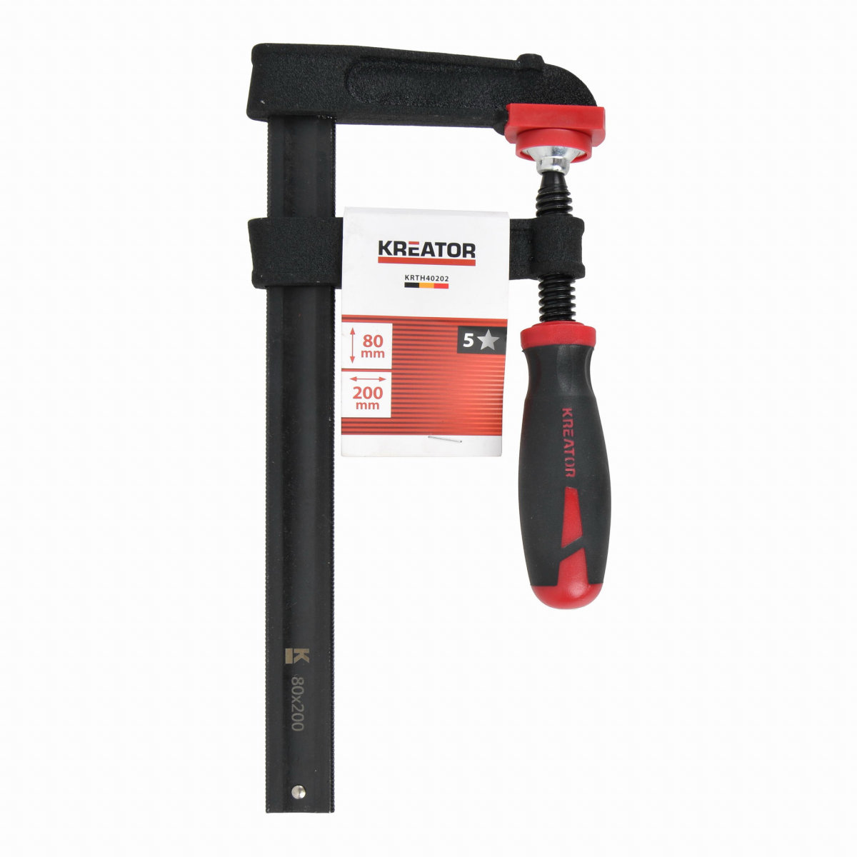 KREATOR Stolárska svorka 80 × 200 mm High Quality KRTH40202