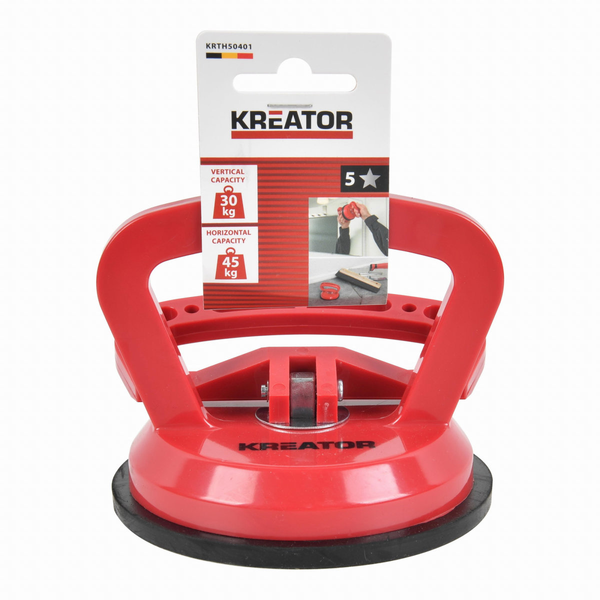 KREATOR Prísavka na sklo jednobodová 115 mm KRTH50401