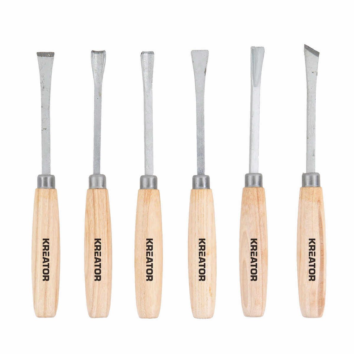 KREATOR Dláto mini na drevo súprava 6 ks KRTH23203