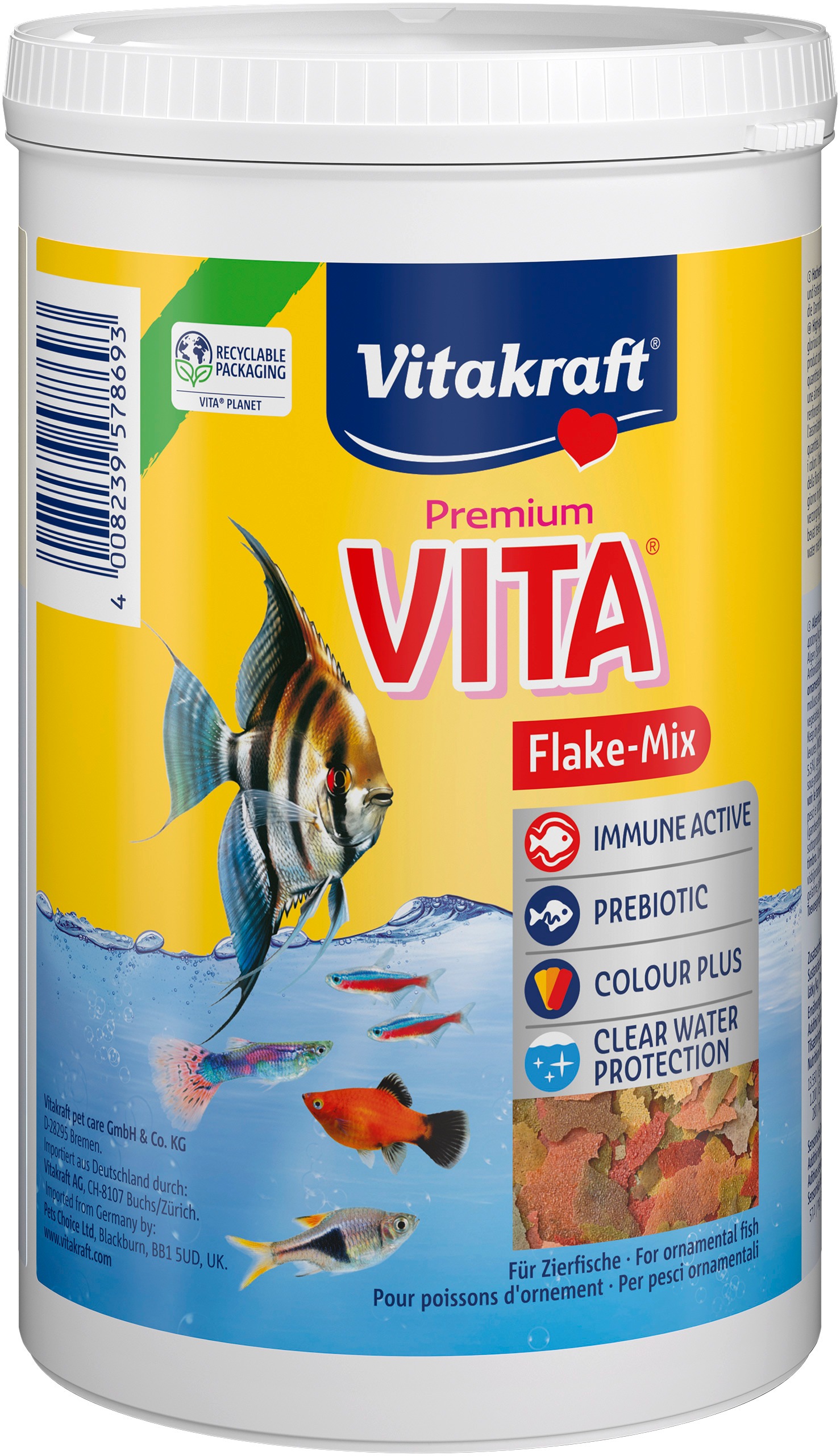 Vitakraft Premium Vita Flake Mix 1000 ml
