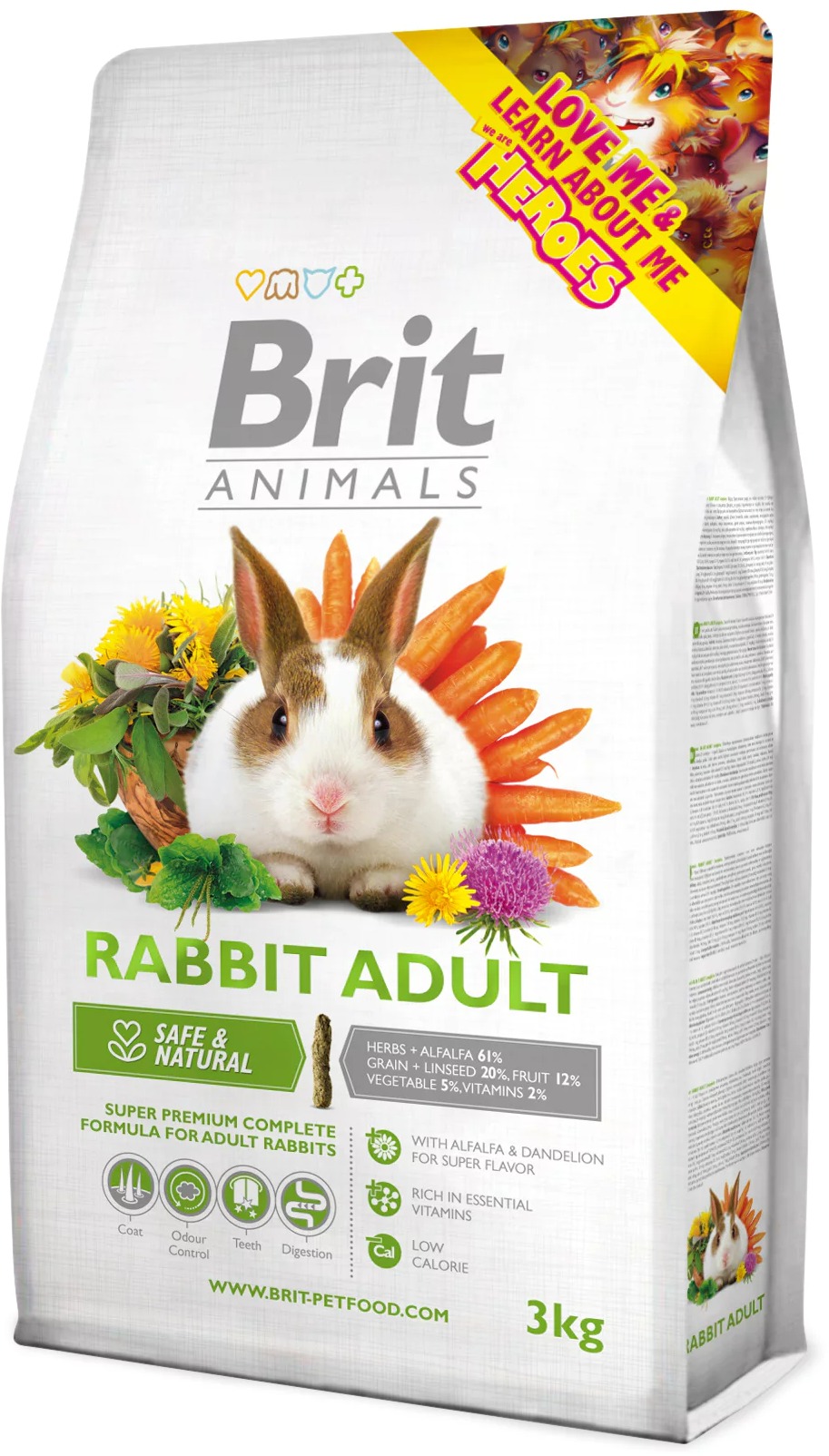 Brit Animals Rabbit Adult Complete 3 kg