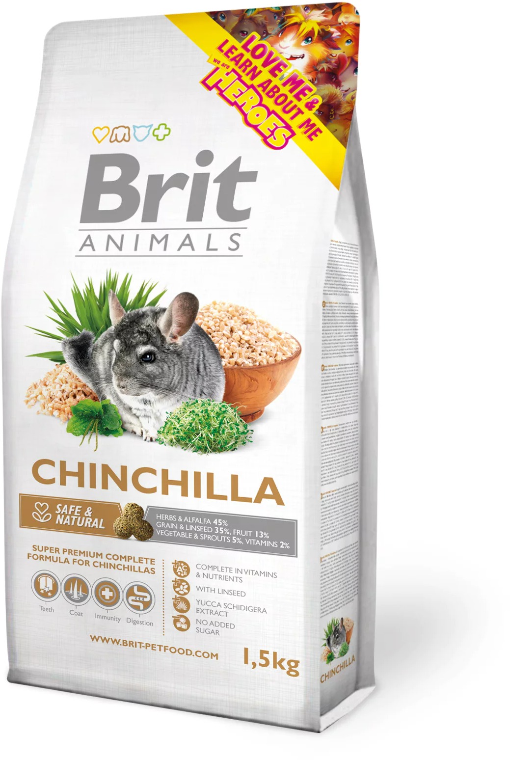 Brit Animals Chinchila Complete 1,5 kg
