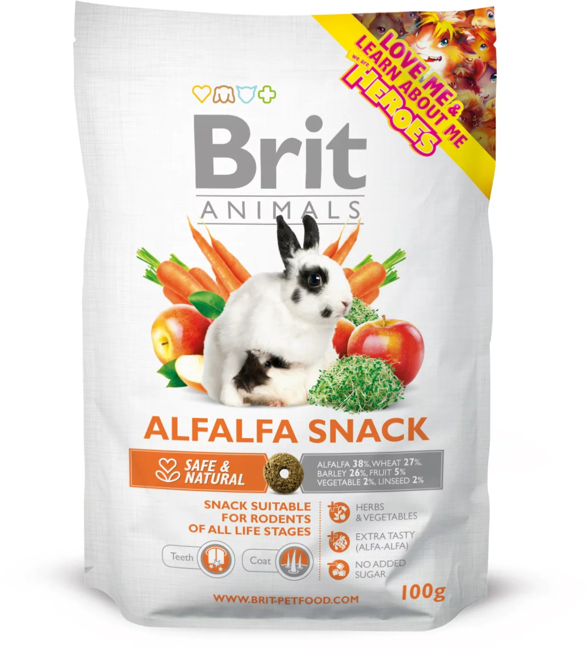 Brit Animals Alfalfa Snack for Rodents 100 g