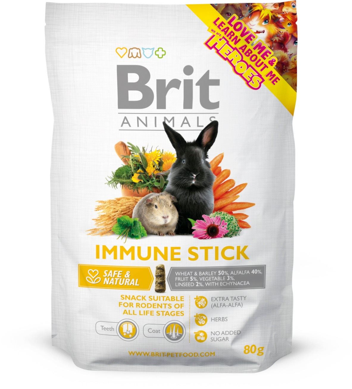 Brit Animals Immune Stick for Rodents 80 g