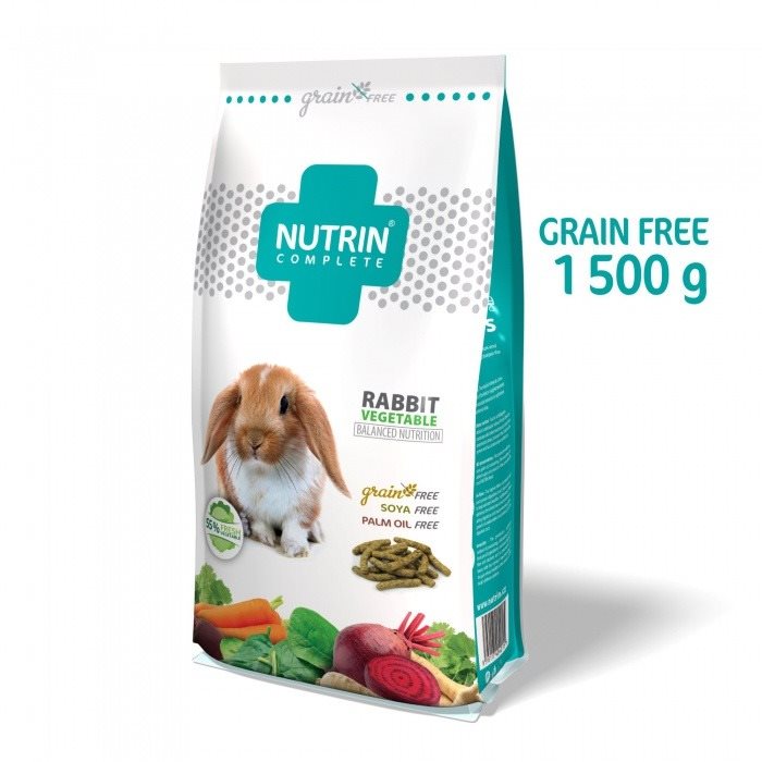 Nutrin Complete Grain-Free Vegetable králik 1 500 g