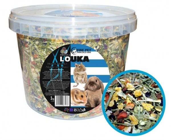 Fine Pet - Horská lúka, vedro, 1 kg