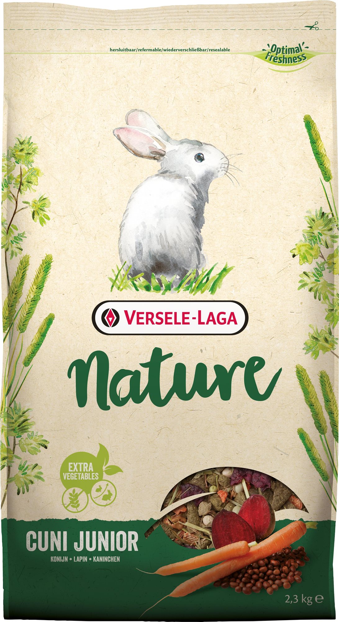 Versele Laga Nature Cuni Junior pre králiky 2,3 kg
