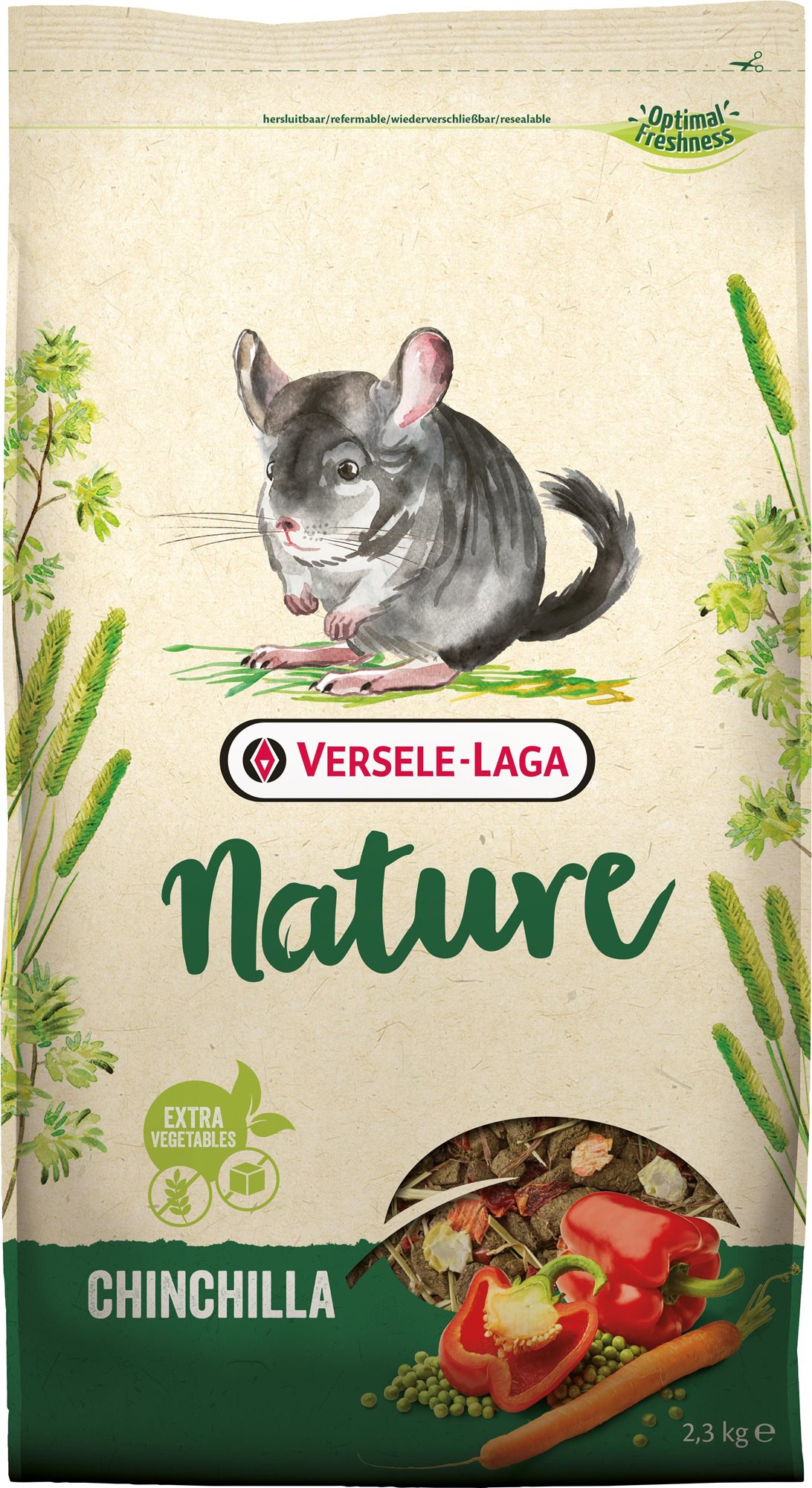 Versele Laga Nature Chinchilla pre činčily 2,3 kg