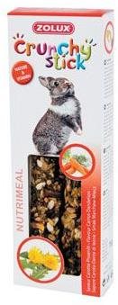 Zolux Pochúťka CRUNCHY STICK pre králiky mrkva/púpava