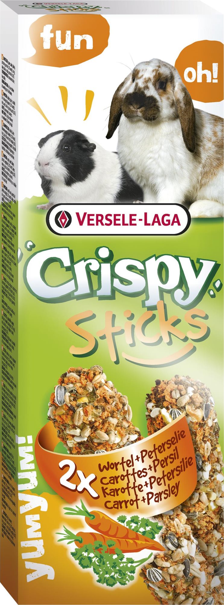 Versele Laga Crispy Sticks Carrot & Parsley králik a morča 110 g