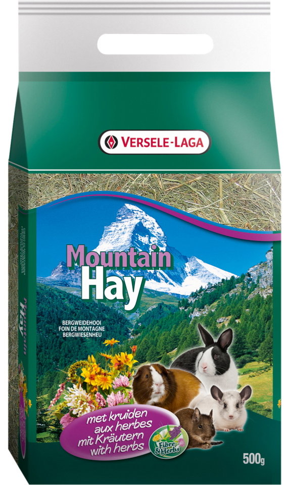 Versele Laga Mountain Hay Fibre & Herbs seno s vlákninou a bylinkami 500 g