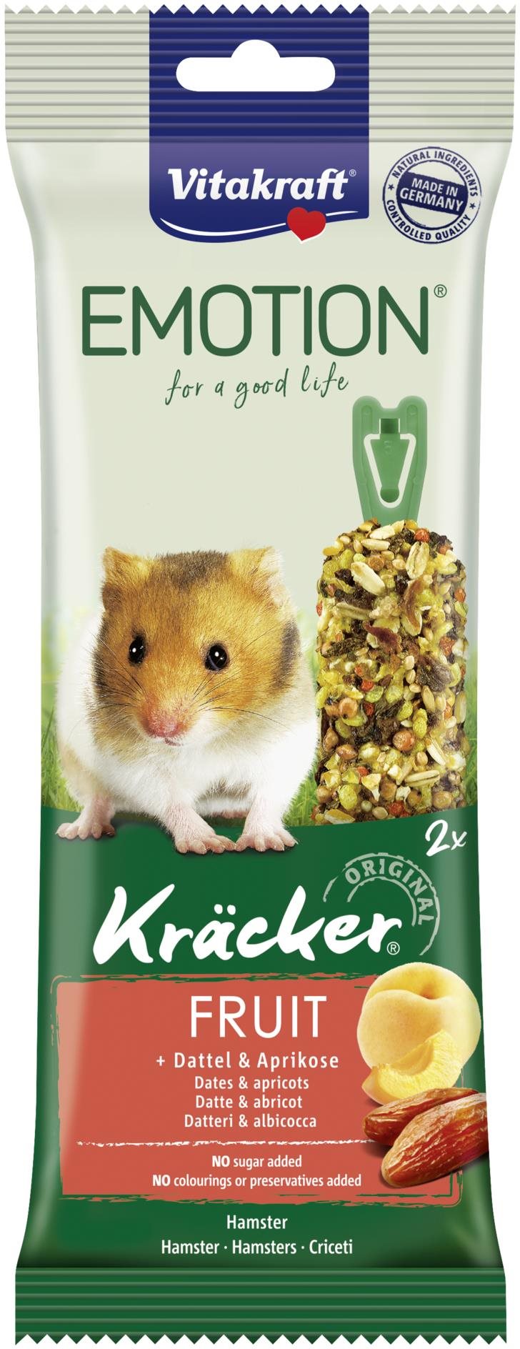 Vitakraft pochúťka pre škrečky Emotion Kräcker ovocie 2 ks