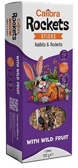 Calibra Rockets Sticks Rabbits & Rodents Wild fruit 120 g