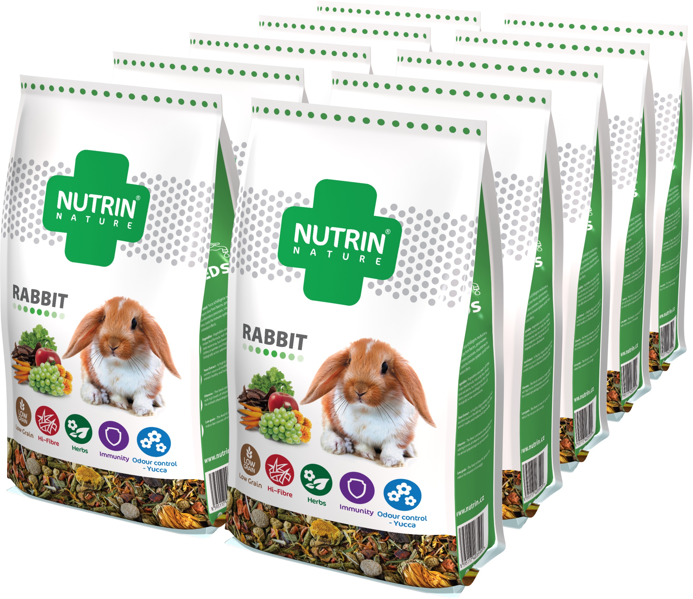 NUTRIN Nature krmivo pre králika 750 g 10 ks