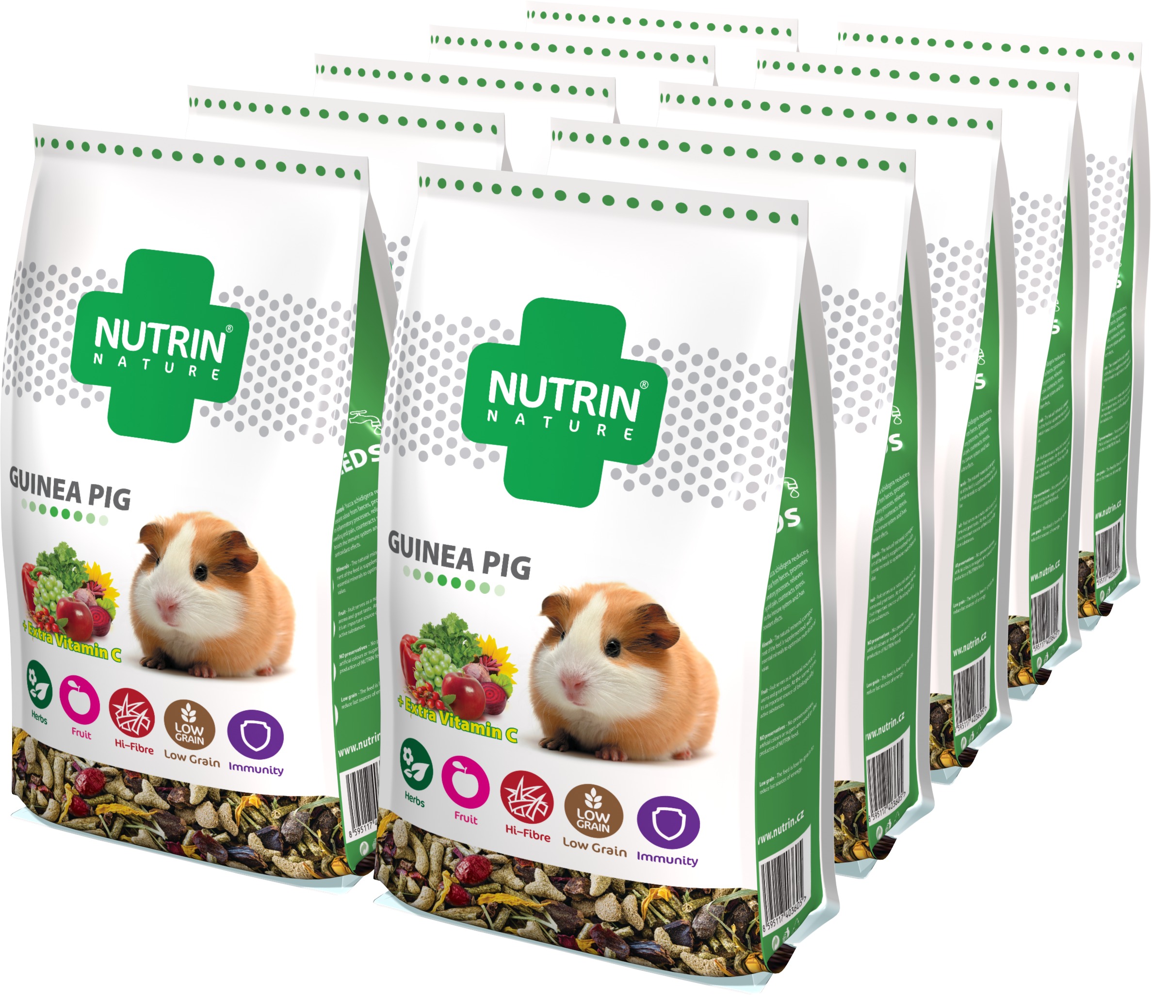 NUTRIN Nature krmivo pre morča 750 g 10 ks