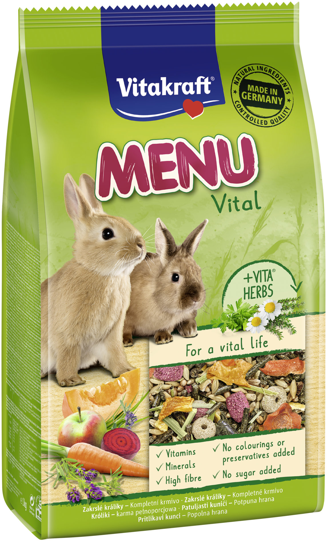 Vitakraft, krmivo Menu, Králik, 1 kg