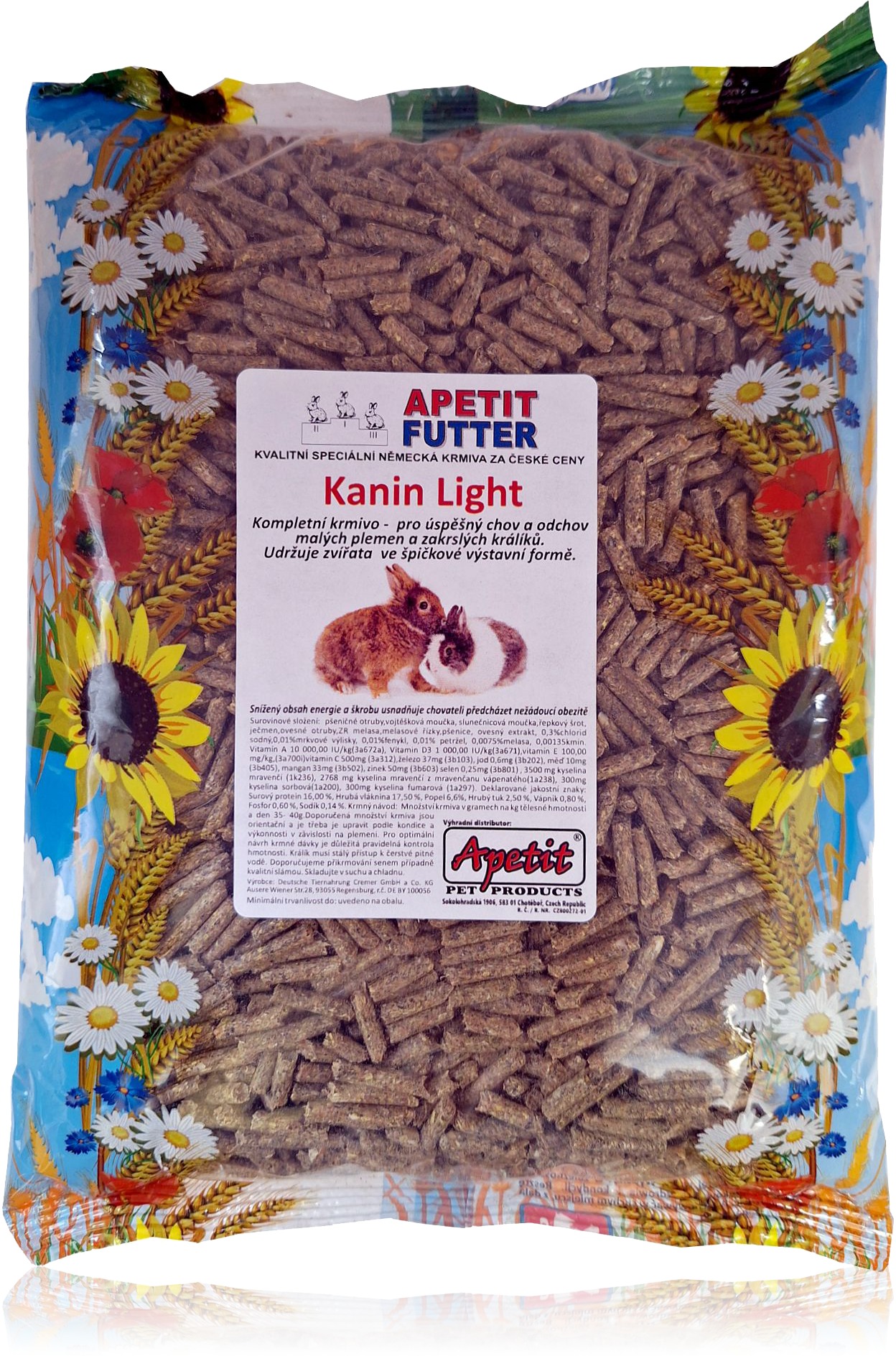 Apetít granuly light pre zakrpatené králiky 800 g