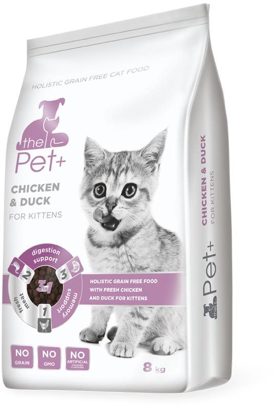 ThePet+ 3in1 Cat Kitten Chicken & Duck 8 kg