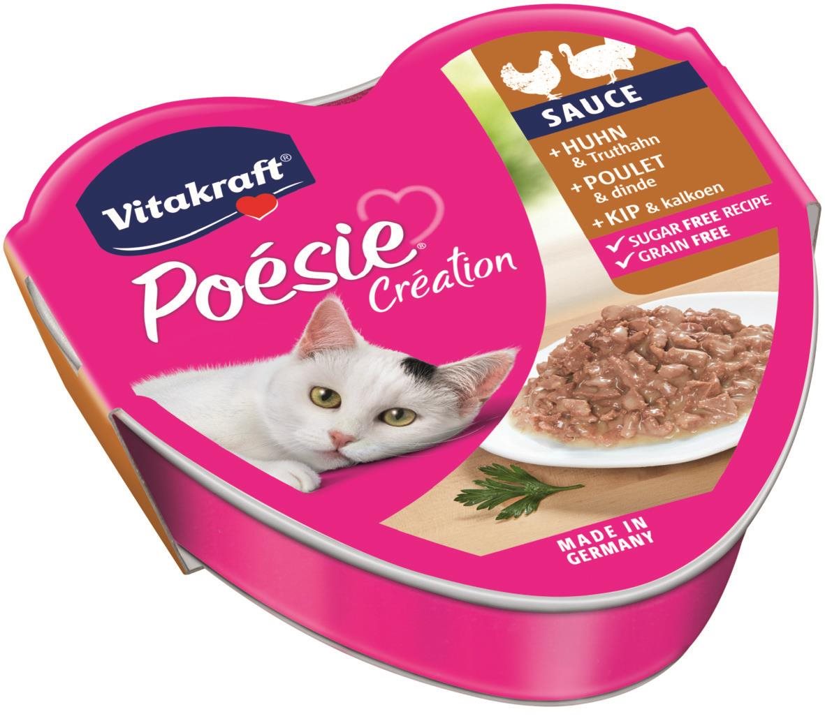 Vitakraft Cat mokré krmivo Poésie Création kura a morka 85 g
