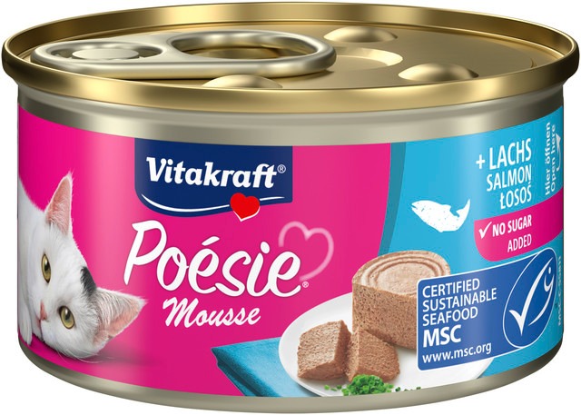 Vitakraft Cat mokré krmivo Poésie Mousse losos 85 g