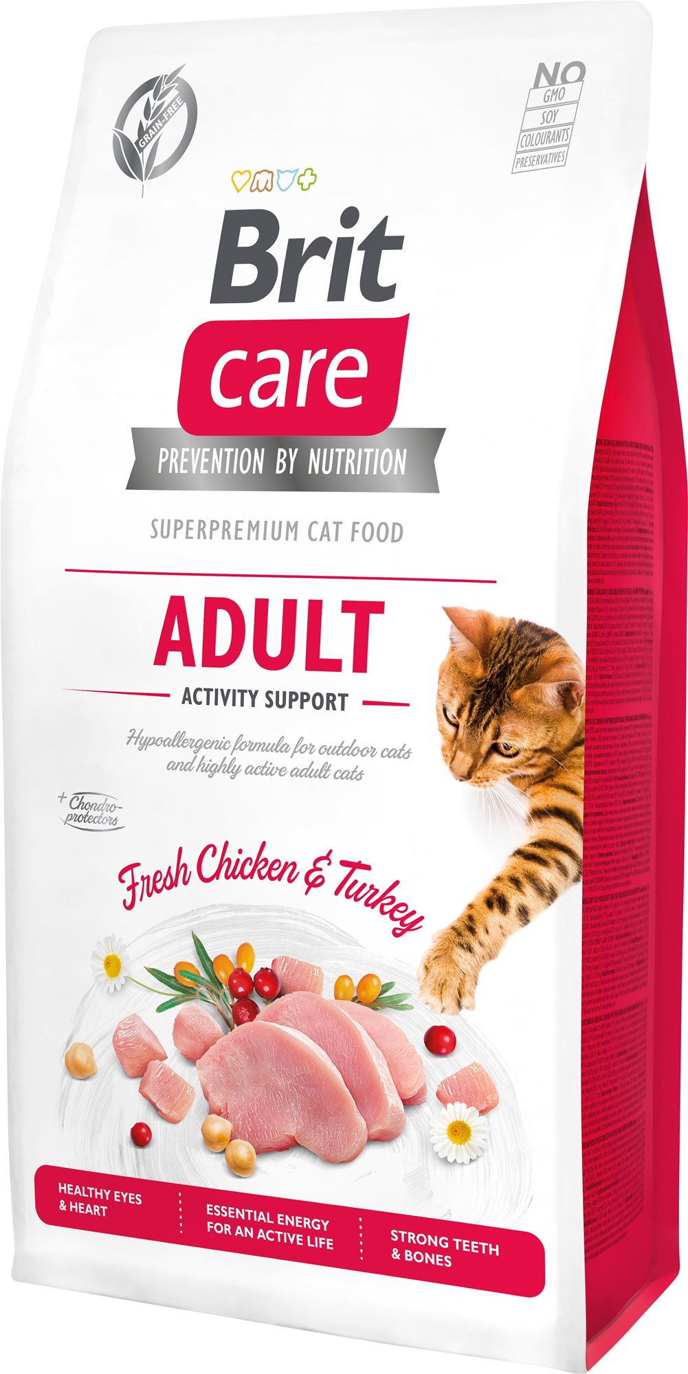 Brit Care Cat Grain-Free Adult Activity Support, 7 kg