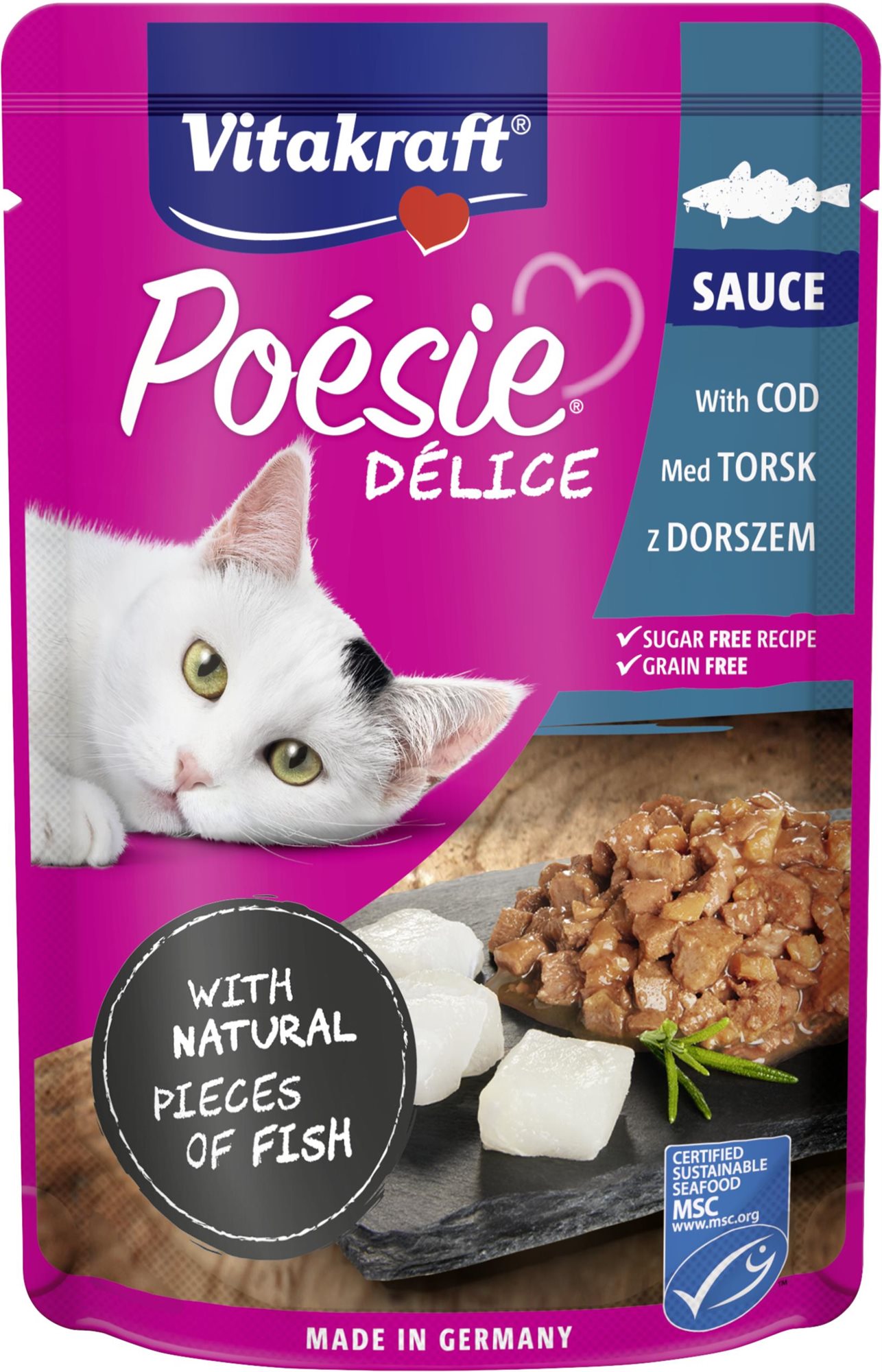 Vitakraft Cat mokré krmivo Poésie Délice treska 85 g