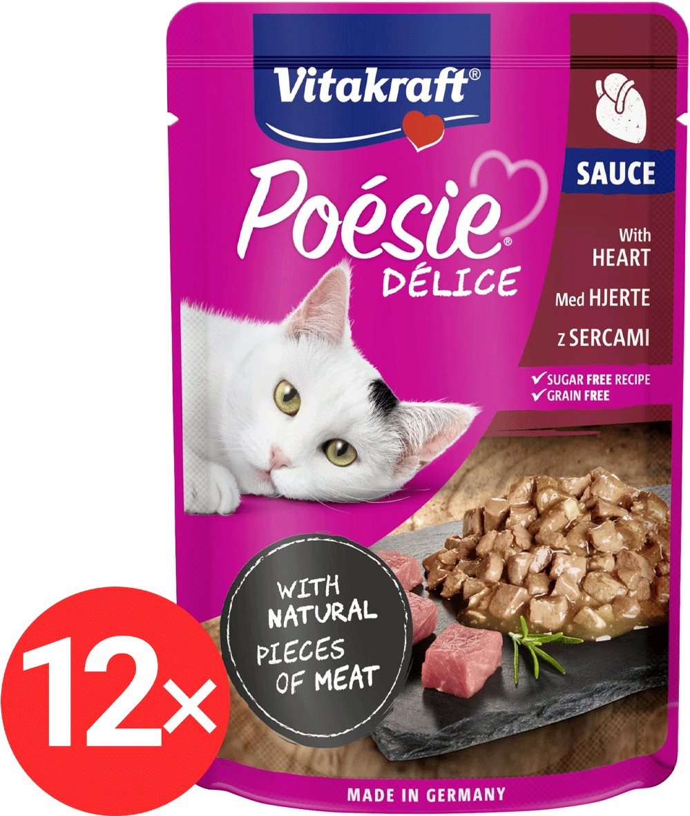 Vitakraft Cat mokré krmivo Poésie Délice so srdcom 12× 85 g